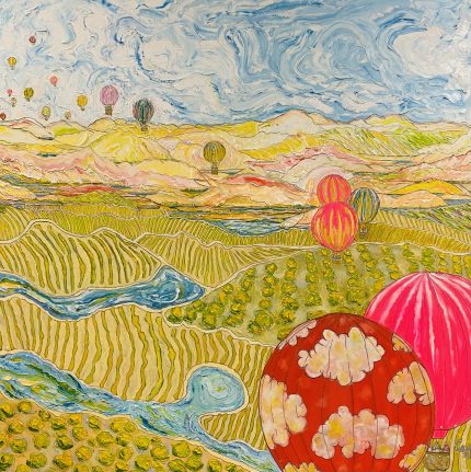 Hot Air Balloons Above Temecula