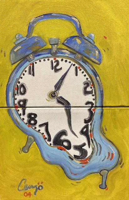 Times Melting Clock
