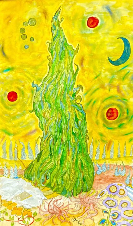 Sentinel of Elegance – Italian Cypress Tree