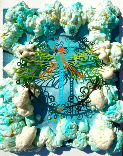 DRAGONFLY IN CLOUDS — CLOUD FOAMULUS™ SCULPTURE EDGE SERIES #22