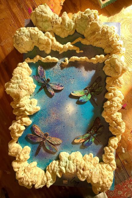 Dragonflies Riding with the Wind