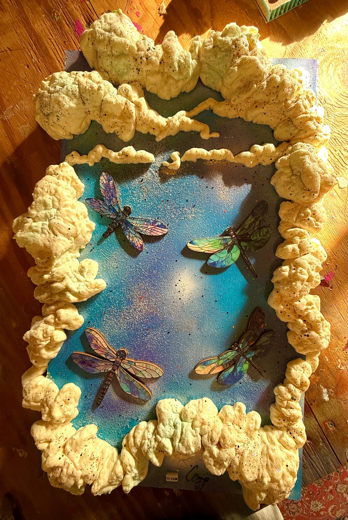 Dragonflies Riding with the Wind